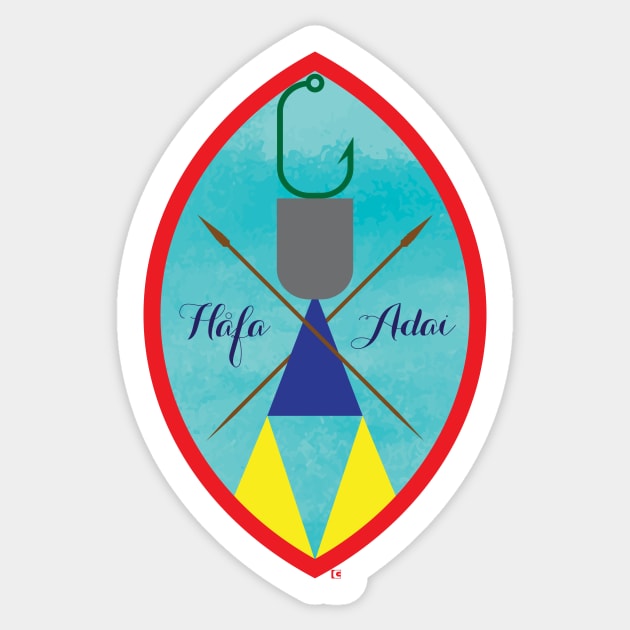 Guam - Hafa Adai Sticker by CALMA